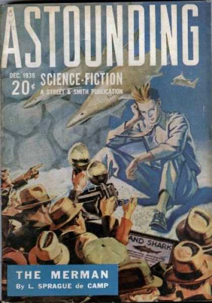 Astounding Stories 97 - Sharks - December 1938 - Science Fiction - Science-fiction - The Merman