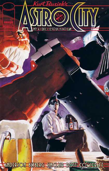 Astro City 4 - Beer - Telescope - Dark - Mask - Monster