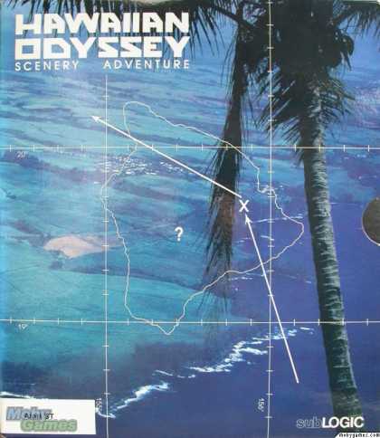 Atari ST Games - Hawaiian Odyssey Scenery Adventure