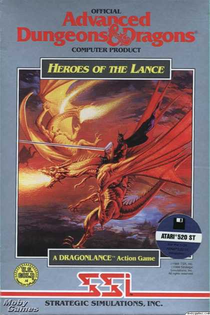 Atari ST Games - Heroes of the Lance