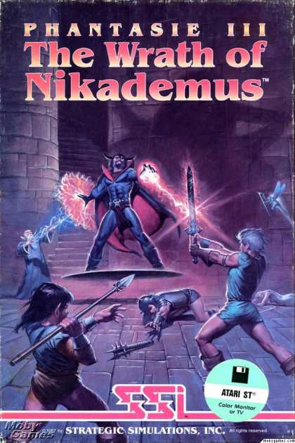 Atari ST Games - Phantasie III : The Wrath of Nikademus