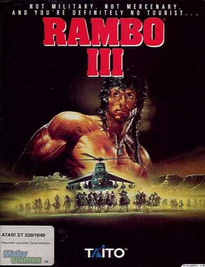 Atari ST Games - Rambo III