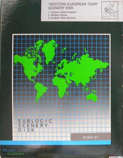 Atari ST Games - Scenery Disk &#x22;Western European Tour&#x22;