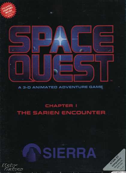 Atari ST Games - Space Quest: The Sarien Encounter