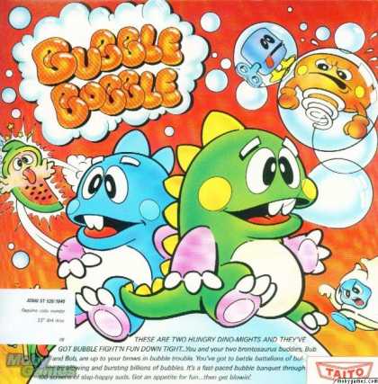 Atari ST Games - Bubble Bobble