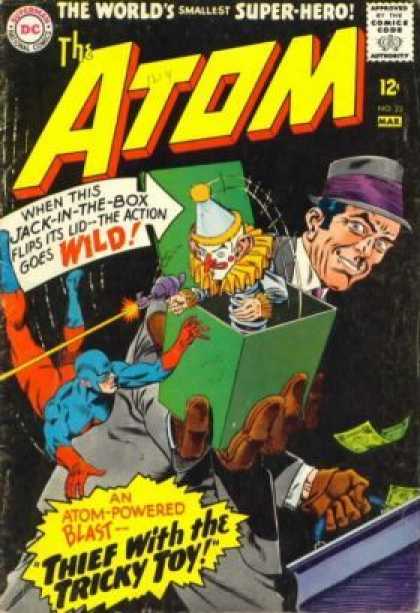 Atom 23 - Jack-in-the-box - Money - Briefcase - Thief With The Tricky Toy - Gun - Murphy Anderson