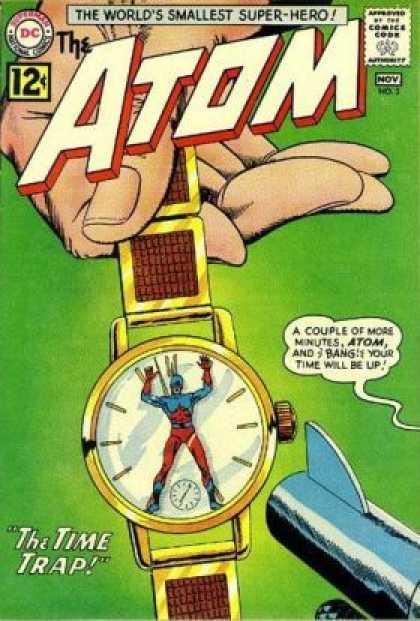 Atom 3 - The Worlds Smallest Super-hero - The Time Trap - Watch - Gun - Trapped - Murphy Anderson