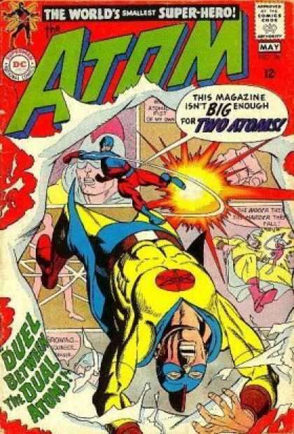 Atom 36 - The Worlds Smallest Super Hero - Approved By The Comics Code Authority - Big - Two Atoms - Duel Between The Dual Atoms