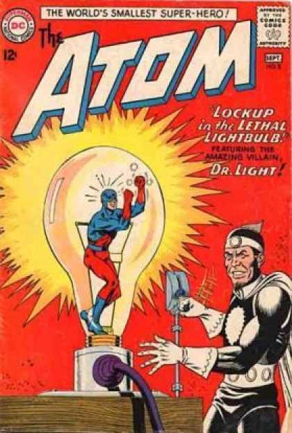 Atom 8 - Dr Light - Lightbulb - Lockup - Lethal - Villain - Murphy Anderson