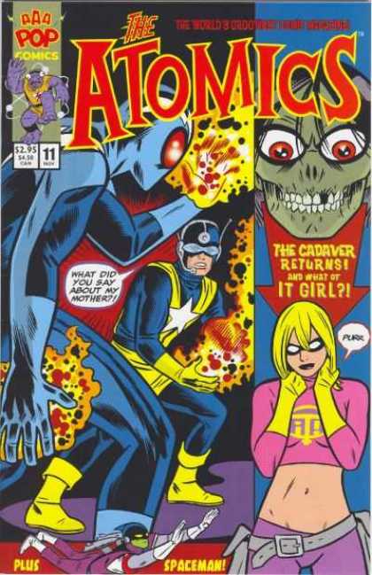 Atomics 11 - Pop Comics - Flame - Costume - Spaceman - The Cadaver Returns - Mike Allred