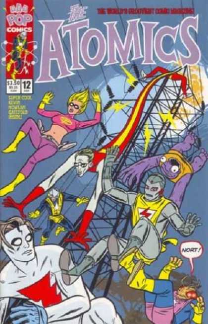 Atomics 12 - Googly Eye - Pink Top - Wire Tower - Stretchy Man - Grey Robot - Mike Allred