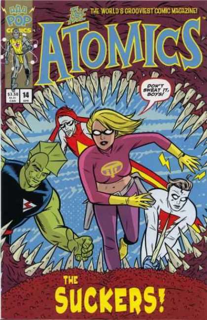 Atomics 14 - The Suckers - Pop - Dont Sweat It Boys - Grooviest - One Woman - Mike Allred