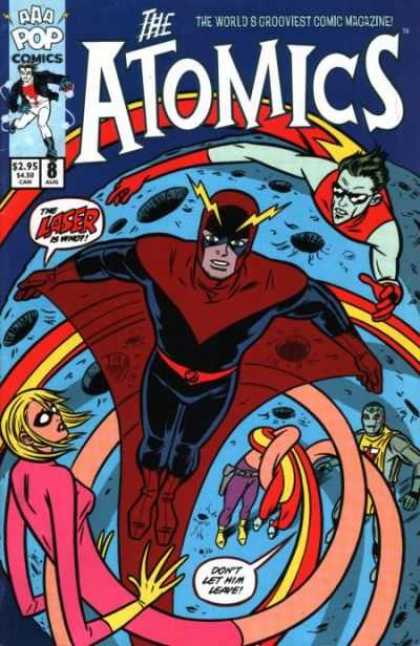 Atomics 8 - The Laser - Worlds Grooviest Comic Magazine - Craters - Stretch People - Lightning Brow - Mike Allred