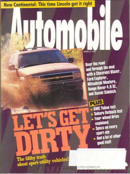Automobile - March 1995