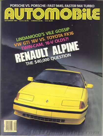 Automobile - September 1987