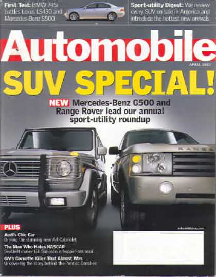 Automobile - April 2002