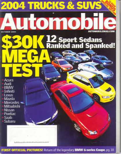 Automobile - October 2003