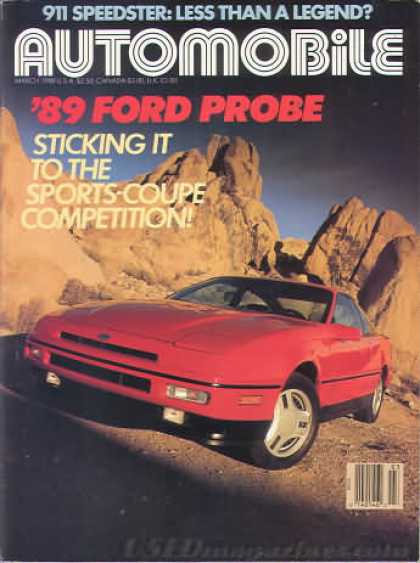 Automobile - March 1988