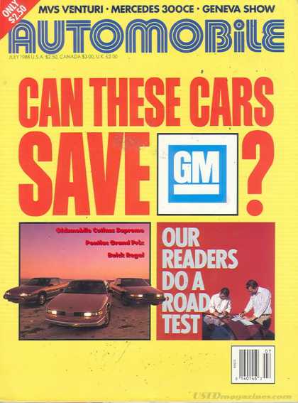 Automobile - July 1988