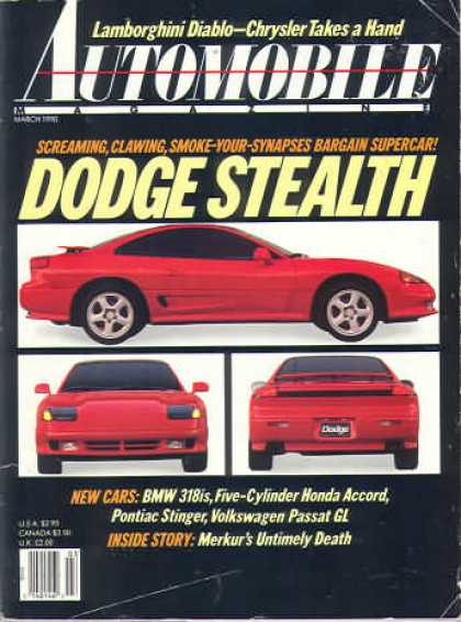 Automobile - March 1990