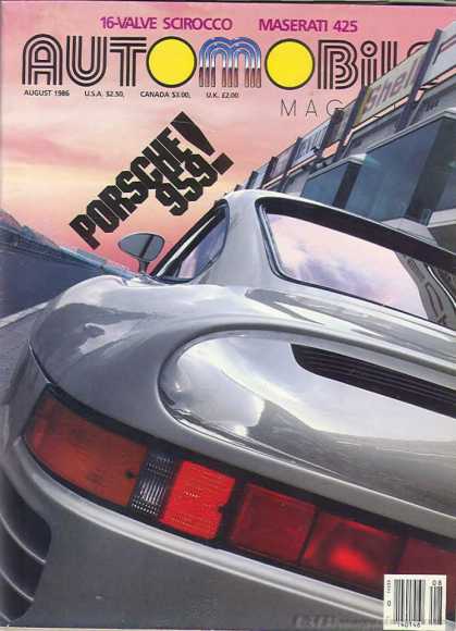 Automobile - August 1986