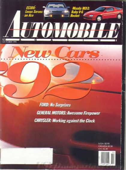 Automobile - October 1991