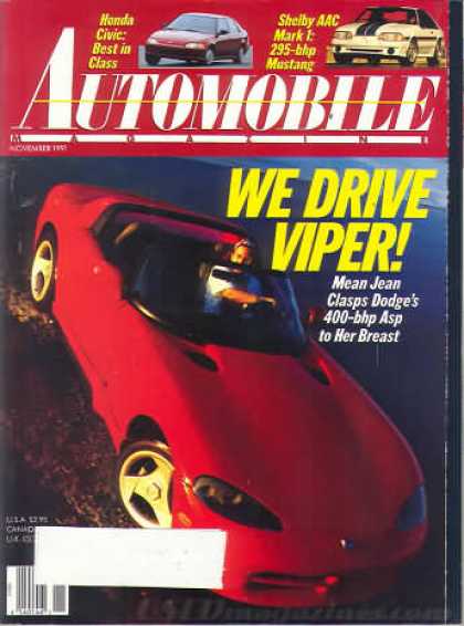 Automobile - November 1991
