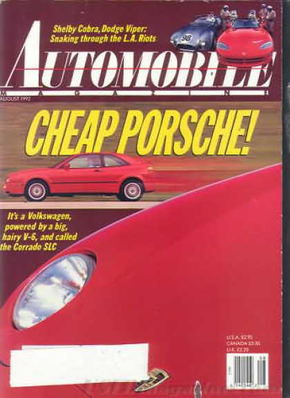 Automobile - August 1992