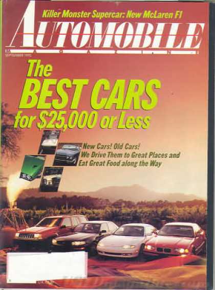 Automobile - September 1992