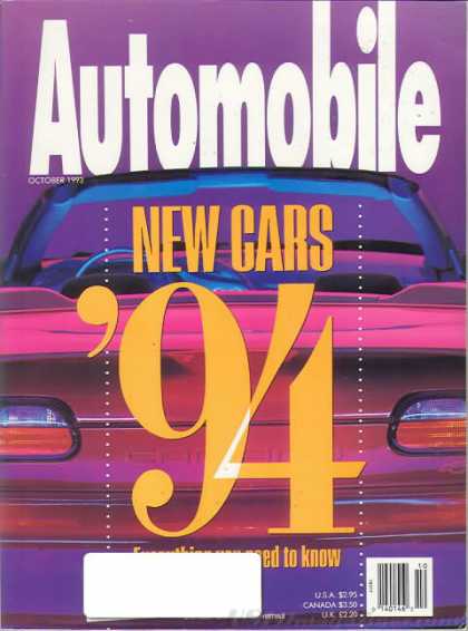 Automobile - October 1993