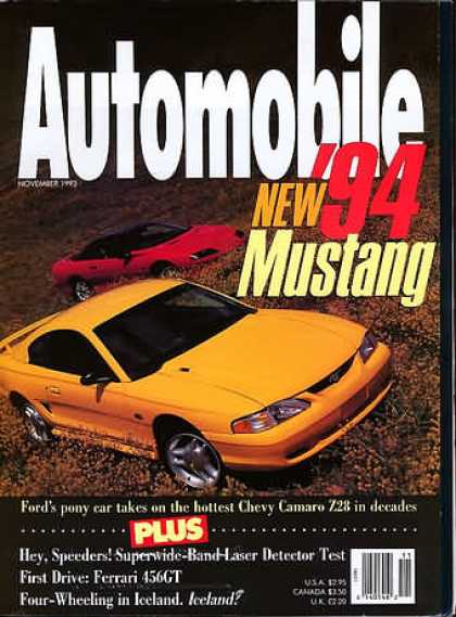 Automobile - November 1993