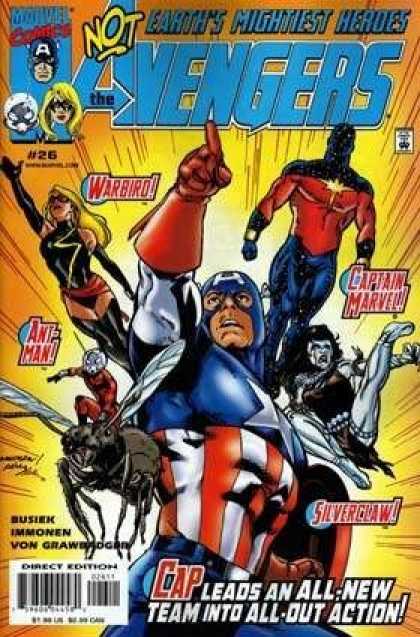 Avengers (1998) 26 - Earths Mightiest Heroes - Warbiro - Captain Marvel - Busiek - Immonen - George Perez, Stuart Immonen