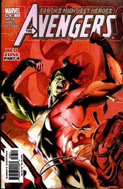 Avengers (1998) 68 - Red Zone Part 4 - Muscles - Red - Earths Mightiest Heroes - Marvel - J Jones