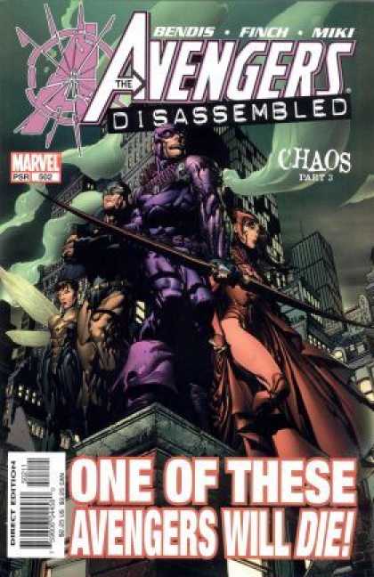 Avengers (1998) 87 - Disassumbled - Chaos Part 3 - Marvel Comics - One Will Die - Building Top