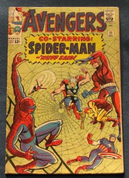 Avengers 11 - Approved By The Comics Code Authority - Marvel - 11 Dec - Spiderman - Nest - Charles Stone, Jack Kirby