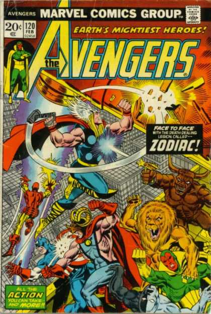 Avengers 120 - Lion - Bull - Thor