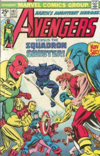 Avengers 141 - Squadron Sinister - Marvel - Nuff Said - Fighting - Mightiest