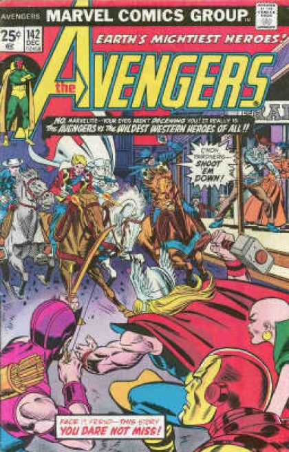 Avengers 142 - Western - Marvel - Earths Mightiest Heroes - Wildest - Shot