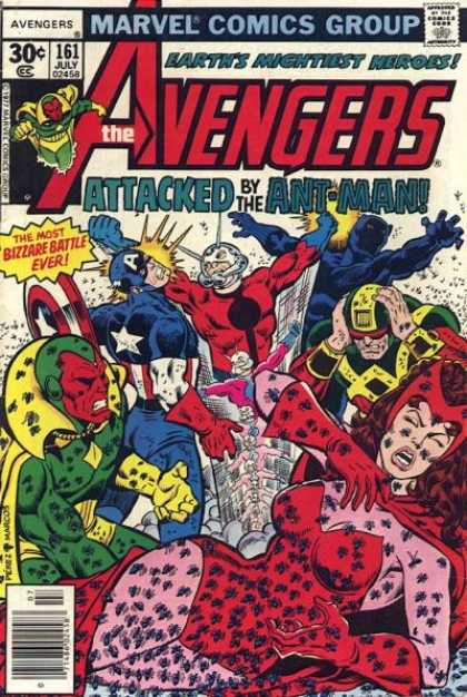 Avengers 161 - Vision - Captain America - Scarlet Witch - Black Panther - Mask - George Perez