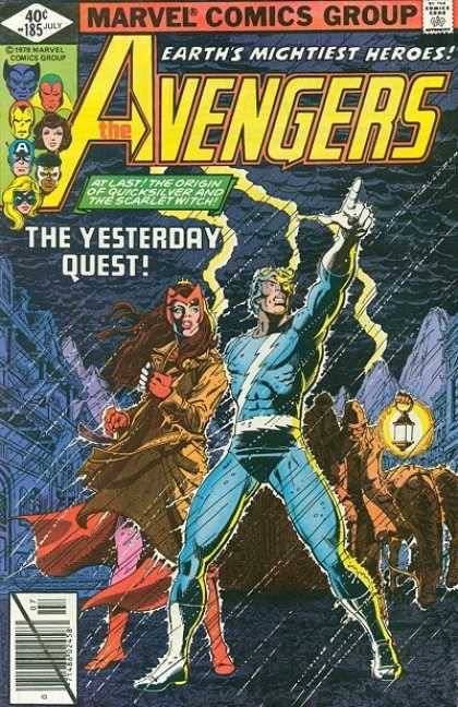 Avengers 185 - Lantern - Lightning - Yesterday - Quest - Beast - George Perez, Terry Austin