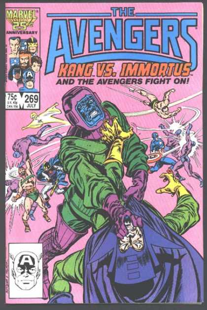 Avengers 269 - Kang - Captain America - Immortus - Kang Vs Immortus - Marvel 25th Anniversary - John Buscema