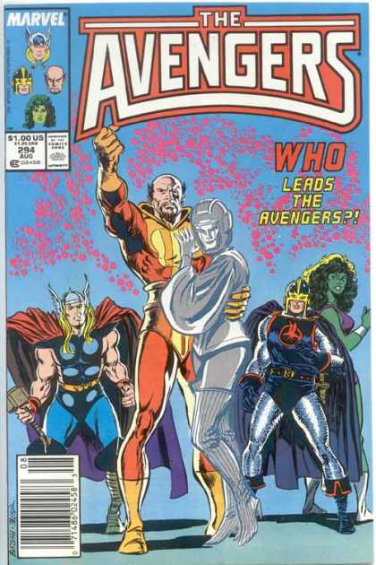 Avengers 294 - She-hulk - Thor - Who - Leads The Revengers - Group - John Buscema