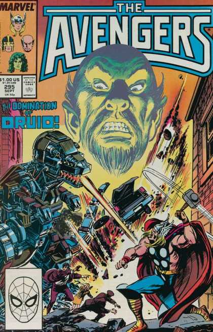 Avengers 295 - Marvel - Domination - Druid - Domination Of Druid - Supertheros - John Buscema