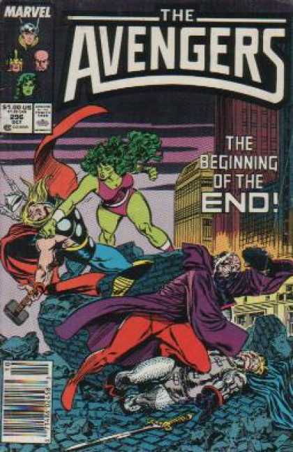 Avengers 296 - Mightiest Heroes - Thor - She-hulk - Fighting - Unconscious - John Buscema