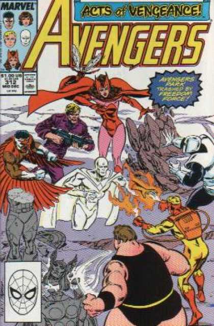 Avengers 312 - Acts Of Vengeance - Valkyrie - Flying - Freedom Force - Statues - Paul Ryan