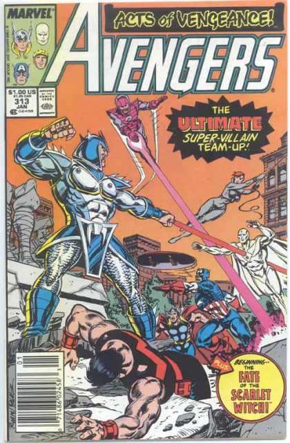 Avengers 313 - Vengeance - Super-villain - Team Up - Marvel Comics - The Scarlet Witch - Paul Ryan