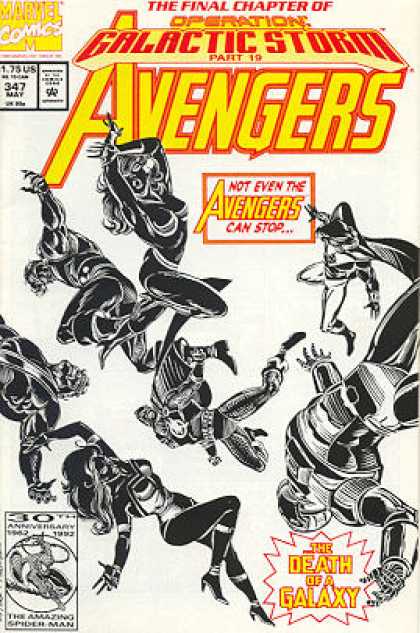 Avengers 347 - Fighting - Power - Strong - Fierce - Going Places - Steve Epting