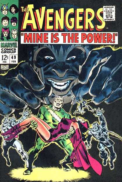 Avengers 49 - Mine Is The Power - Marvel Comics Group - 49 - February - The Flash - John Buscema