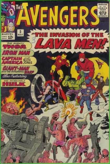 Avengers 5 - Thor - Rick Jones - Captain America - Invasion - Hulk - Jack Kirby, Rob Liefeld