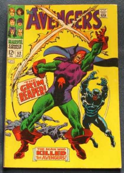 Avengers 52 - Black Panther - Grim Reaper - Silver Age - Hawkeye - Scarlet Witch - John Buscema
